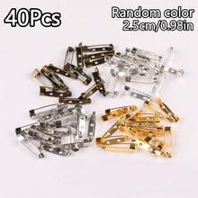 20/40/60Pcs Brooch Backing Bases, Random Color DIY Jewelry Pin Making Accessories, Used For DIY Jewelry Pin Bases, Clasp Accessories - Multicolor - View 17