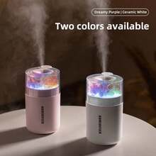 SOKANY Eternal Flower USB香氛加濕器 雙速出霧模式 多色氛圍燈 180ml水箱 安靜補水 奈米細霧 適用於居家/臥室/車內及其他場景 - 多色 - 查看 4