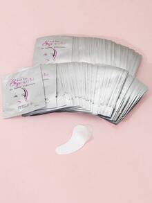 10/100pcs/Pack False Eyelash Extension Strips, Eyelash Extension Tools, Eyelash Extension Pads, Lint-Free Eye Patches, Gentle And Non-Irritating, Suitable For All Eye Shapes, Used For Eyelash Extension - White - View 7