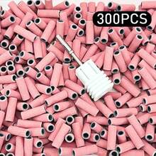 300pcs 3mm Sanding Bands For Nail Drill #180 #240 Grit Nail Sanding Bands For Nail Salon - Multicolor - View 1
