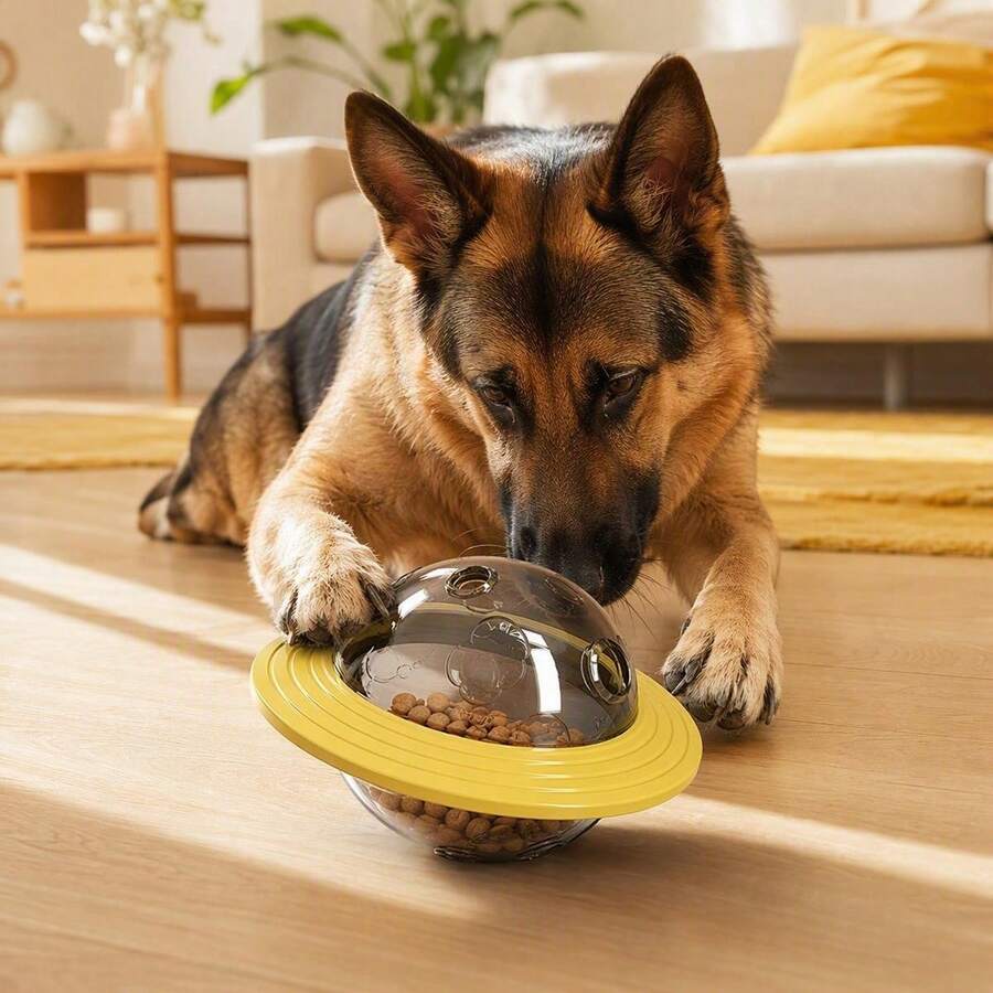 1pc Dog Puzzle Slow Feeder Toy, Treat Dispenser, Interactive Food Bowl, Chew-Resistant, Dog Teething Toy, Slow Pet Feeder, Boredom Relief Toy, Adjustable Feeder, Encourage Exercise, Interactive Puzzle Feeder, Multi-Size Dispensing Holes, No Clogging, Easy To Clean