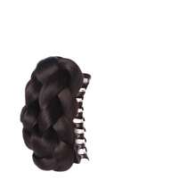 Women's Twisted Bun Hair Claw Clip Wig, Flat Head Claw Clip Braided Bun Hair Extension, High Crown Bun Hair Claw Clip, Natural Voluminous Hair Piece HA2798 - Multicolor - View 6