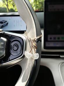 Cute Cherry Fruit Car Steering Wheel Decorative Chain, Car Steering Wheel Accessory, Car Pendant - Cherry - View 8