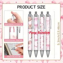 Pink Bow Stationery Set,Bow Print Ballpoint Pen And Mini Pocket Notebooks,Stationery Kit,Gift For Women,Students, Essential Diary,Gift Exchange For Colleagues, School And Office Supplies,Christmas Gift - Random - View 5