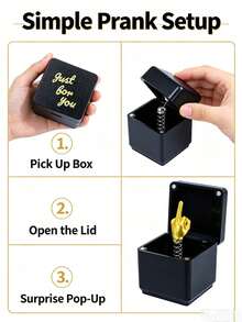 1pc Surprise Gift Box, Novelty Prank Gift Box, Funny Prank Gift Box, Personalized Gift Box, Adult Prank Pop-Up Gift Box, Funny Prank Gift Box, Office Desk Decor, Christmas - One Size Fits All - View 7