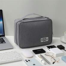 Hairdressing Tool Box/Storage Bag (Suitable For Electric Clippers, Scissors, Combs, Hair Dryers And Various Hairdressing Supplies & Accessories), Professional Hairdressing Accessory Set, Suitable For Travel And Hair Salon Use - Black - View 5