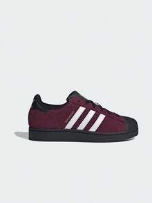 Adidas Originals 中性款 SUPERSTAR II W 低筒運動休閒鞋 KJ4614 - 酒紅色 - 查看 1