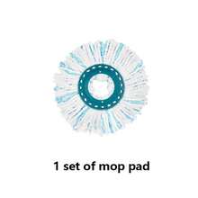 Compatible With Leifheit Spin Mop Replacement Pads, Microfiber Dry & Wet Dual-Use Mop Head Accessories, Spin Mop Head, Mop Replacement Cloth Pads, Cleaning Tool Replacement Pack - Multicolor - View 13