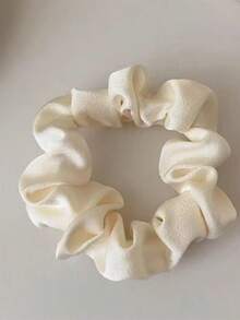 10pcs Women's Solid Color Satin Hair Scrunchies, Simple Elegant Sweet Cute Hair Accessories, Suitable For Daily Use And Holiday Gifts - Multicolor - View 5