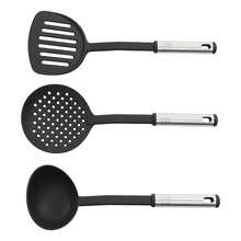 Kitchen Utensils 40Pcs Set Kitchen Utensils Silicone Cooking Cutlery  Stainless Steel Kitchen Utensils Set Kitchen Non Stick Spatula Turner Cookware Cooking Tools - Black - View 10