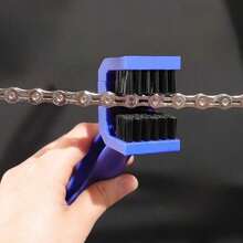 Bicycle Chain Cleaner, With Brush Head, Durable, Multi-Functional Cleaning Brush, Cleans Chain Dirt, Compact And Portable, Suitable For Motorcycle, Bicycle, ATV, Dirt Bike Chains - Multicolor - View 3