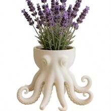 1pc Octopus Shaped Succulent Planter, Creative Succulent Pot, Waterproof Octopus Flower Pot For Succulents, Herbs, Flowers, Vegetables, Indoor/Outdoor Gardening Decor, Desktop Storage, Unique Home Decor, Distinctive Gift - Multicolor - View 10