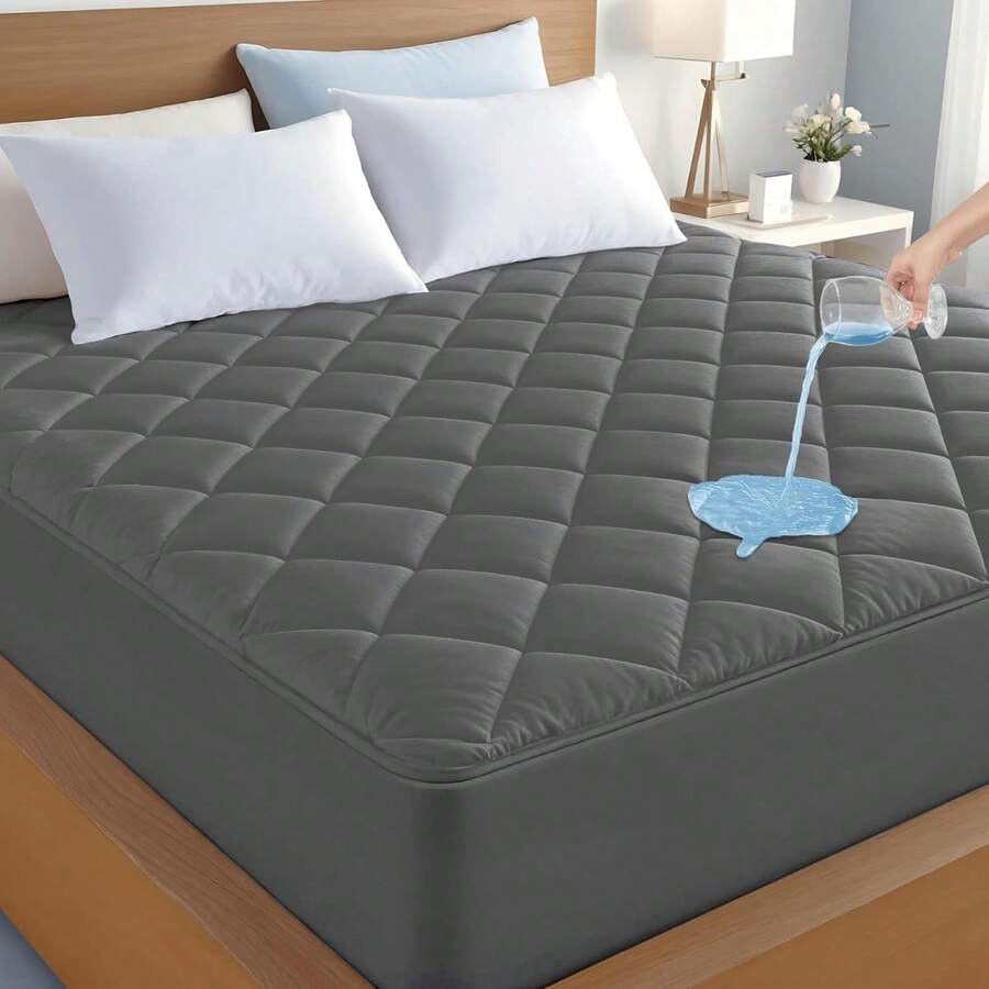 Mattress Pads - Dark Gray-2 * 2m - View 1