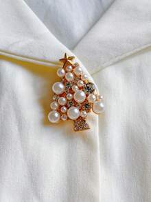 1pc/2pcs Button Cover For Shirt Christmas Tree Cufflinks Vintage Sleeve Button Clip On Button For Dress Wedding Gifts And Party - Gold - View 3
