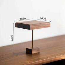 Wooden Bracelete Necklace Jewelry Organizer Desktop Cosmetics Holder Toy Model Rack Shelf Doll Perfume Showing Stand Walnut - Multicolor - View 9