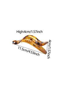 5pcs/1pc Leopard-Print Duckbill Hair Clips – Suitable For Home Hairstyling, Business Trips, Commuting, Vacations, As Well As Use In Hair Salons, Beauty Parlors, Or Medical Aesthetic Clinics. - Multicolor - View 3