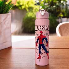 Disney 1pc Cute Cartoon Water Cups, Leak-Proof Plastic Sports Water Bottle, Cute Personalized Gift, Suitable For Outdoor Hiking, School, Office, Perfect Gift - Multicolor - View 14
