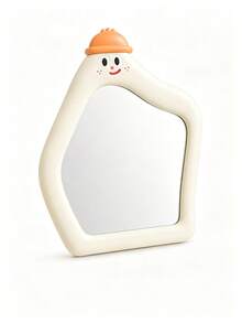 1pc DIY New Adjustable Cartoon Makeup Mirror, Cute Portable Desktop High-Definition Beauty Mirror For Students - 1PC - View 11