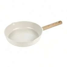 28cm Aluminum Non-Stick Frying Pan With 2-Layer Ceramic Coating And Wood-Effect Handle, Induction And Gas Stovetop Compatible - View 9