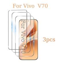 3片裝 Y 21 5G /Y 29 V70 /V70 Elite /X300 Ultra /X300 PRO/ X200 /200 Pro 高畫質 9H 曲面鋼化玻璃螢幕保護貼 - 無色 - 查看 10