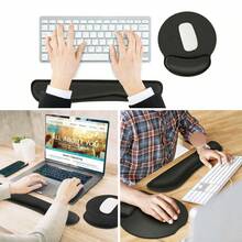 Mouse Pad Set Keyboard Wrist Rest Wrist Mat Ergonomic Keyboard Wrist Rest - View 3