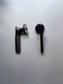 1 Set Full Metal Split Door Lock, Comprising Two Door Handles And Lock Body With Lock Cylinder, Comes With 3 Keys, Suitable For Bedroom, Large Room, Kitchen, Main Door, Round Door Handle For Easy Use, Exquisite Craftsmanship, Black Texture Elegant, Overall Effect Is Perfect - A - View 6