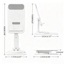 xnyocn Multifunctional Phone Stand, Suitable For Desktop And Tablet, 360 Degree Rotation, Foldable And Portable, Hands-Free Stand For Work, Home And Live Streaming - Multicolor - View 3