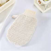 Best-Selling Linen Exfoliating Bath Towel With Hanging Rope, Quick-Dry Mesh Bath Mitt For Deep Cleansing - A - View 6