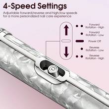 Electric Nail Drill Professional Manicure File Set Suitable For Gel Nails And Home Nail Salon Nail And Foot Polishing And Shaping Tool Perfect As Birthday Or Holiday Gift - A - View 8