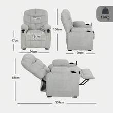 HOMCOM Futons - Plugue tipo C da UE (220-240V) - Ver 3