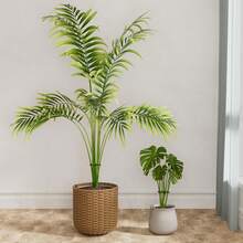 1/5pcs Green Iron Monstera Deliciosa Support, Uniquely Designed Indoor Plant Support Stake, Stable Plant Pillar And Support, Turtle Shell Bamboo Clip Set, Promote Healthy Growth - A - View 3