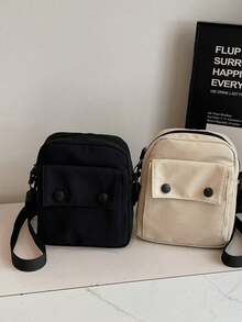 Minimalist Fashion Men's One Shoulder Crossbody Bag - Multicolor - View 1