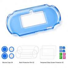 Data Frog For PlayStation 2000 Back Cover, Compatible With PSV2000 Soft Case And Joystick Thumb Grips - View 17