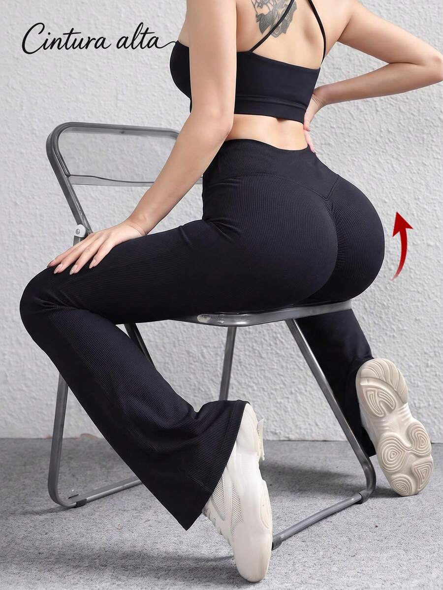 Women Leggings - Black 9117LBK - View 1