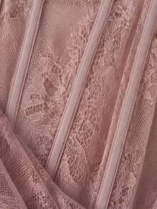 Smilprince Women's Dusty Rose Elegant Strapless Tulle High Slit Train Ruched Formal Evening Gown, Summer Fall Wedding Guest Party Special Occasion Outfit - Rusty Rose - View 8