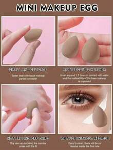 1 Set Professional Multi-Function Makeup Brush Set (Includes Powder Brush, Blush Brush, Foundation Brush, Eyeshadow Brush, Blending Brush, Contour Brush And More) Long Aluminum Handle Eye Makeup Brush Set - Coffee Brown - View 5