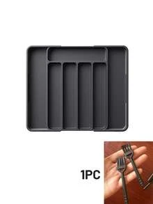 Expandable Kitchen Drawer Organizer - Adjustable Utensil Storage Box, Multi-Functional Kitchen Storage Solution, Suitable For Knives, Forks, Spoons, Chopsticks, Fits Drawers, Countertops And Cabinets, Kitchen Storage Accessories - Multicolor - View 12