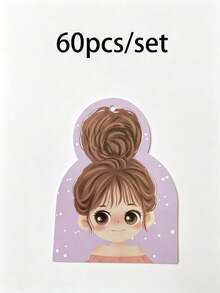 60pcs/Set DIY Hair Accessories Packaging Cards, Display Cards For Hair Clips And Headbands, Blank Display Racks For Small Items (Cards Only, Hair Clips Not Included) - A - View 11