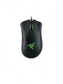 RAZER DeathAdderEssential, sebuah mouse gaming berkabel yang menampilkan desain ergonomis dan ringan, sakelar mikro mekanis, efek pencahayaan RGB, pelacakan optik presisi tinggi, dan kabel paracord ultra-lembut. - View 5