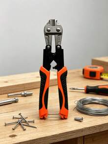 1pc Wire Cutter, Steel Wire Rope Cutter, Multi-Functional Labor-Saving Heavy Duty Pliers, Mini Wire Cutter, Small Steel Cannon, Can Cut Locks, Chains, Wires, Suitable For Home Daily Maintenance, Construction Site, Craft Making, Mechanical Repair, Building Decoration And Other Scenarios - Wire Cutter - View 12