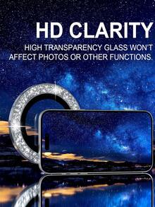 Bộ 3 miếng dán bảo vệ ống kính cho 18 Pro/18 Pro Max/17/17 Pro/17 Pro Max/16 Pro Max/16 Pro/16 Plus/15/14/13/12/11, kính cường lực AR+AF, chống trầy 9H, nắp che ống kính kim loại độc lập, chống sốc, trong suốt độ nét cao, màu bạc, kèm bao bì - Bạc - Xem 5