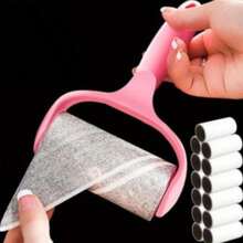 1/2/10PCS Tearable Lint Roller Adhesive Dust Paper, Clothes Lint Remover, Dust Removal Paper, Hair Removal Brush, Pill Remover - 1 - View 5