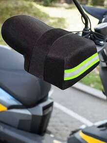 3pcs Set (2 Reflective Gloves And 1 Cruise Assist Clip), Motorcycle Handlebar Windproof Gloves, Sun Protection Waterproof Windproof, Motorcycle Handlebar Accessories Set, Suitable For Bicycle And Motorcycle Handlebar Enhancement, Winter Use Windproof, Motorcycle Handlebar Pad, Motorcycle Handlebar Grip - Multicolor - View 2