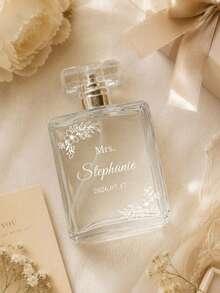 Personalized Engraved Perfume Bottle, Custom Refillable Empty Perfume Bottle, Mother Of The Bride Gifts, Wedding Keepsake Gift - 50ml - View 2