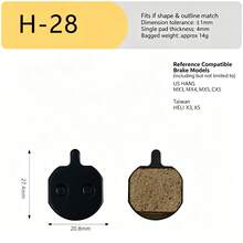 Mountain Bike Resin Semi-Metallic Brake Pads, Brake Pads - Bicycle Brake Pads - View 8
