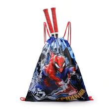 Mesuca Spider‑Man Drawstring Backpack Storage Bag, Cinch Sack, Holiday Gift Accessory For Halloween, Thanksgiving, Christmas & New Year, Multipurpose Carry Pouch For Party, Festival Celebration, Travel And Daily‑Use - Multicolor - View 6