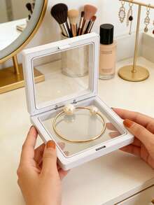 10pcs Wearable Nail Storage Box, Transparent Window Display Box, Dust-Proof Protective Box, Suitable For Artificial Nails, Home Storage, Nail Salon Display, Portable Nail Supplies Storage Box For Girls, Women And Nail Artists - Multicolor - View 7