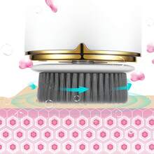 Dam Electric Facial Cleanser With Three Heads And Dual Frequency According To Type For Achieving Soft And Silky Skin. - View 3