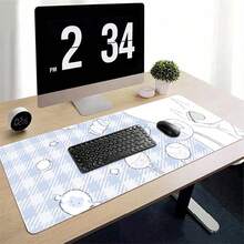 Alas Meja Kulit Ekstra Besar Motif Anime Candy Girl, Alas Mouse Kulit Anti Selip, Tahan Noda Minyak, Tahan Air, Alas Keyboard untuk Bermain Game dan Penggunaan Kantor Sehari-hari - View 6