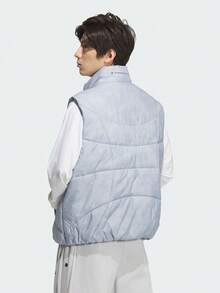 Adidas 男款 GSH VEST 百搭棉質背心 KC2755 - 藍銀色 - 查看 3